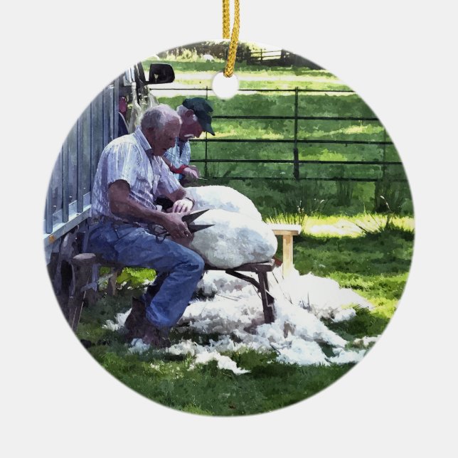 ORNEMENT EN CÉRAMIQUE VIE AGRICOLE (Devant)