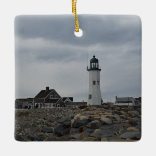 Ornement En Céramique Vieux phare de Scituate