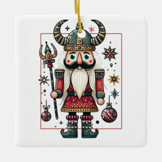 Ornement En Céramique Viking Nutcracker