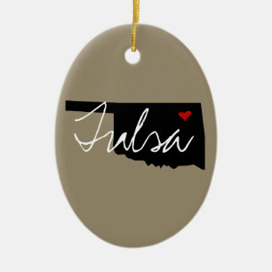 Ornement En Céramique Ville de l'Oklahoma