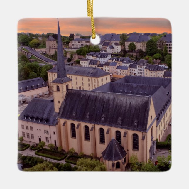 Ornement En Céramique Ville de Luxembourg (Devant)