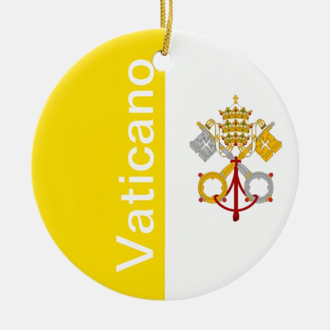 Ornement En Céramique Ville du Vatican (Devant)