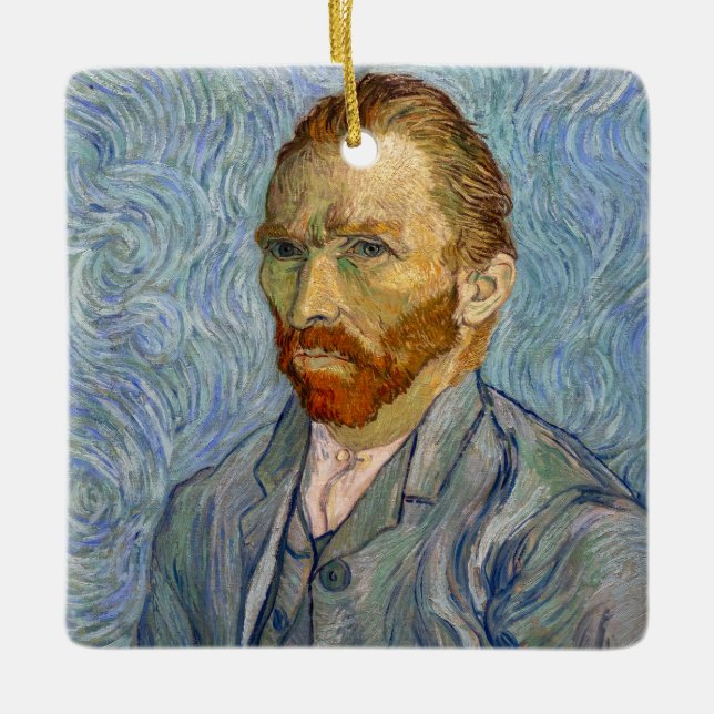 Ornement En Céramique Vincent Van Gogh - Autoportrait (Devant)