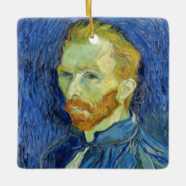 Ornement En Céramique Vincent van Gogh - Autoportrait avec Palette (Devant)