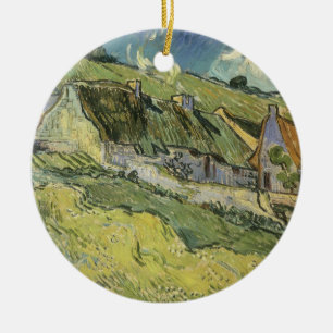 Ornement En Céramique Vincent van Gogh - Chalets à chaume