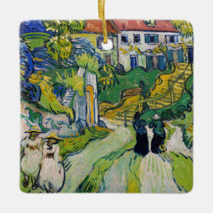 Ornement En Céramique Vincent van Gogh - Escalier à Auvers