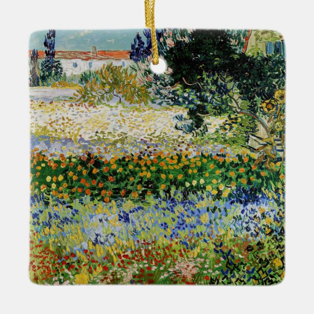 Ornement En Céramique Vincent van Gogh - Flower Garden (Devant)