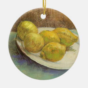 Ornement En Céramique Vincent van Gogh - Les citrons à vie fixe sur une 