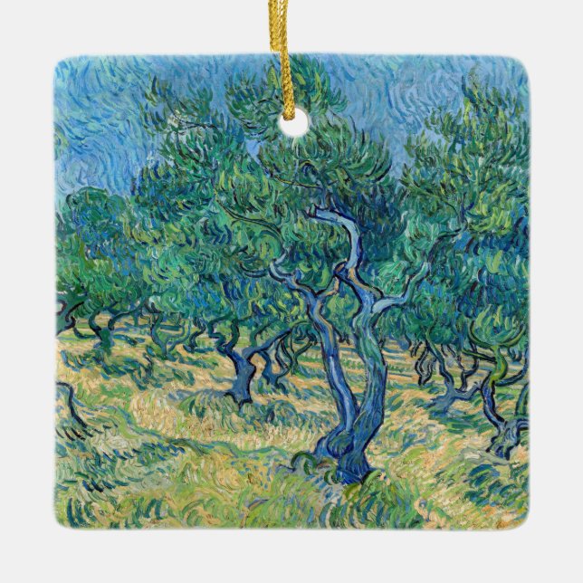 Ornement En Céramique Vincent van Gogh - Olive Grove (Devant)