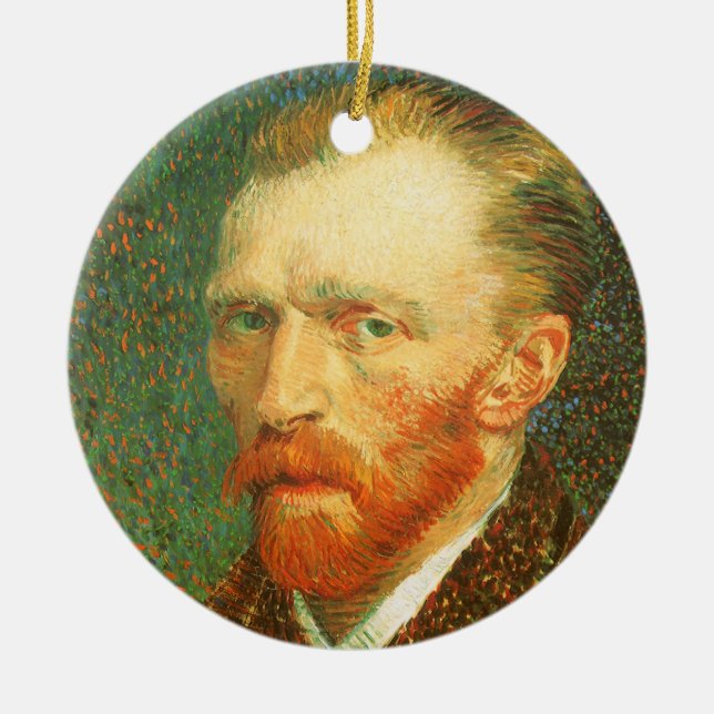 Ornement En Céramique Vincent van Gogh - Van Gogh Autoportrait (Devant)