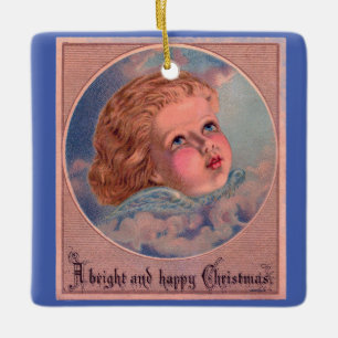 Ornement en céramique Vintage Sweet Angel