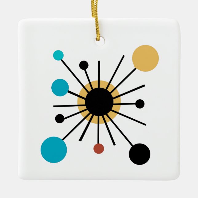 Ornement en céramique vintage Voices (Devant)