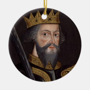 Ornement En Céramique Vintage William The Conqueror Portrait