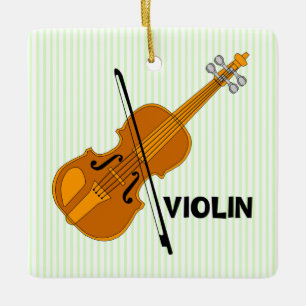 Ornement En Céramique Violon