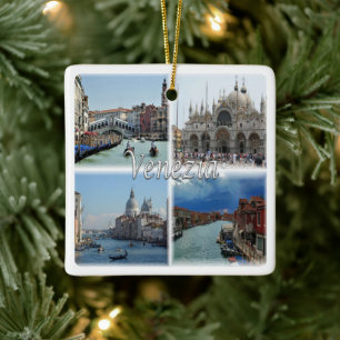 Ornement En Céramique VNT024 VENISE, Mosaïque, Vénétie, Italie,