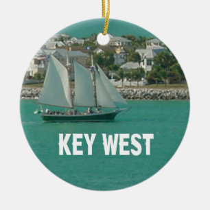 Ornement En Céramique voilier Key West Florida