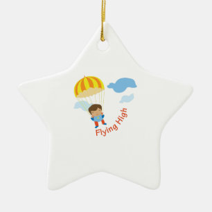 Ornement En Céramique Voler haut