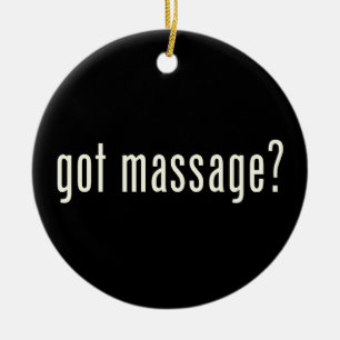 Ornement En Céramique Vous avez reçu un massage ?