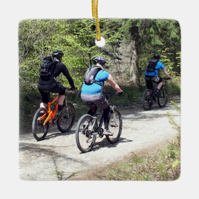 ORNEMENT EN CÉRAMIQUE VTT (Devant)