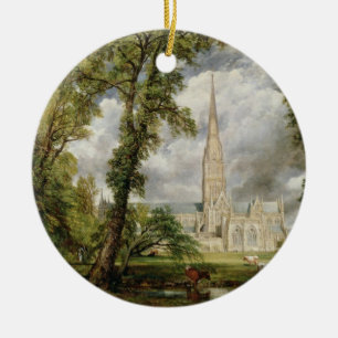 Ornement En Céramique Vue de John Constable de cathédrale de Salisbur