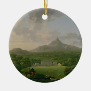 Ornement En Céramique Vue de Powerscourt, comté Wicklow, c.1760-2 (huile