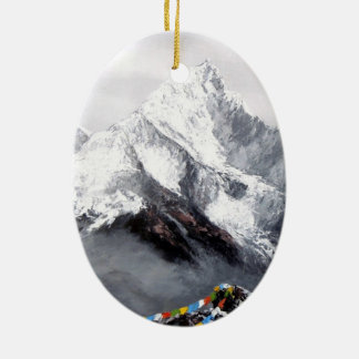 Ornement En Céramique Vue Panoramique Sur Everest Mountain