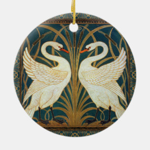 Ornement En Céramique Walter Crane Swan