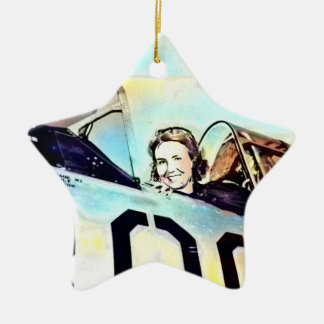 Ornement En Céramique WASP Womans Air Service Pilot Ornament