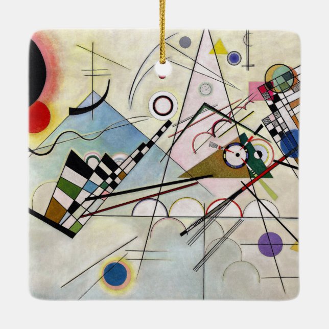 Ornement En Céramique WASSILY KANDINSKY - Composition VIII 1923 (Dos)
