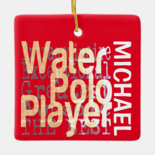 Ornement En Céramique Water Polo Player Extraordinaire PERSONNALISÉ