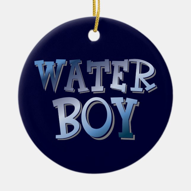 Ornement En Céramique WaterBoy (Devant)
