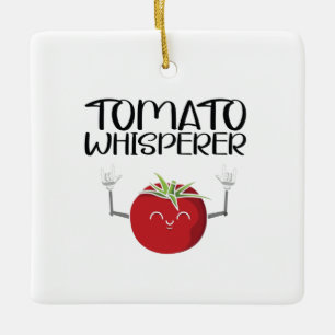 Ornement En Céramique Whisperer tomate