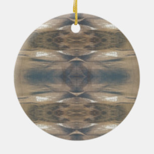 Ornement En Céramique Wildlife Leopard Wild Animal Pattern