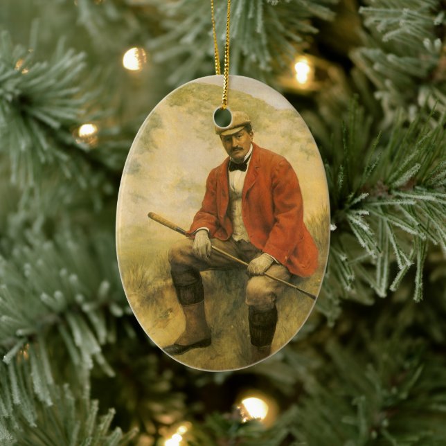 Ornement En Céramique William Laidlaw Purves Portrait de Collier (Arbre)