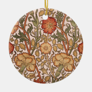 Ornement En Céramique William Morris Rose Flower Fond d'écran Motif