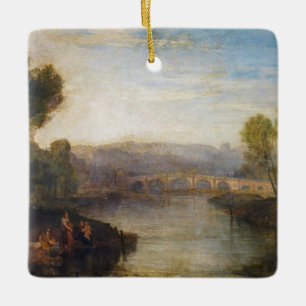 Ornement En Céramique William Turner - Vue sur Richmond Hill et le pont