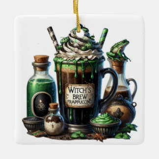 Ornement En Céramique Witch Frappuccino