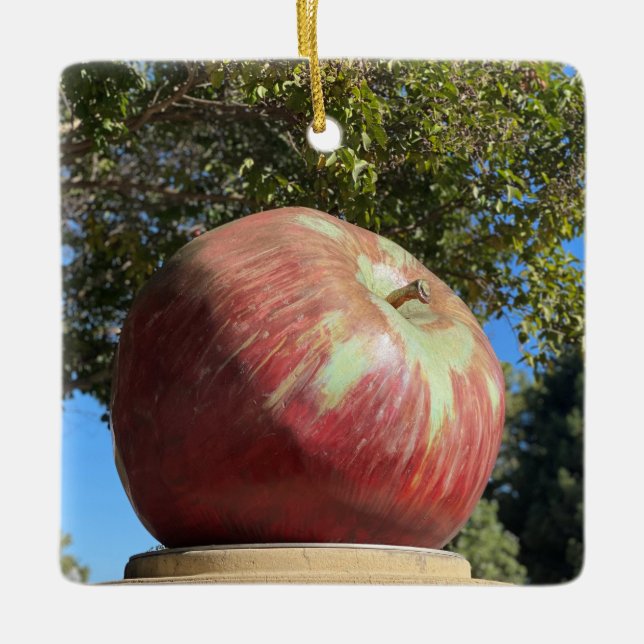 Ornement En Céramique X.ITINÉRAIRES : Pomme géante (Devant)