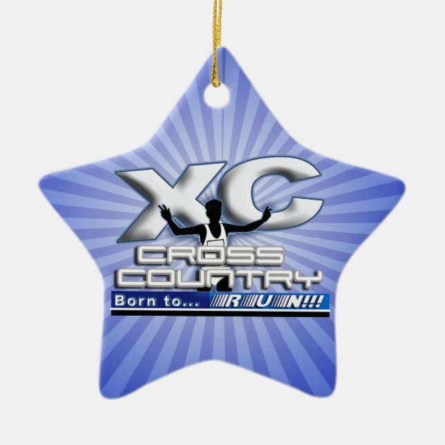 ORNEMENT EN CÉRAMIQUE XC EST NÉ POUR EXÉCUTER LE LOGO PAYS (Devant)
