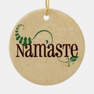 Ornement En Céramique Yoga de Namaste
