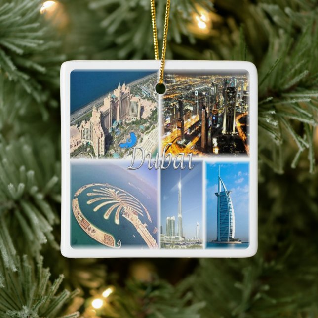 Ornement En Céramique zAE007 DUBAI, Émirats arabes unis, Asie, (Arbre)