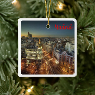 Ornement En Céramique zES118 MADRID City, Espagne, Europe,