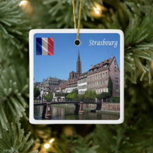 Ornement En Céramique zFR142 STRASBOURG, France,