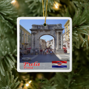 Ornement En Céramique zHR008 PULA, Croatie,