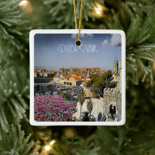 Ornement En Céramique zHR019 DUBROVNIK, Croatie,