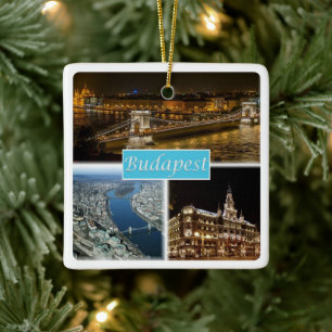 Ornement En Céramique zHU003 BUDAPEST Hongrie,