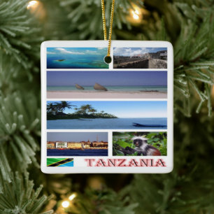 Ornement En Céramique zTZ014 TANZANIE, Mosaïque, Afrique,