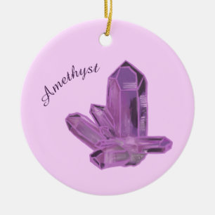 Ornement en cristal d'améthyste – Protection & Cal