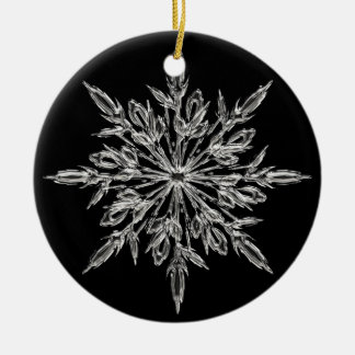 Ornement en cristal de Noël de flocon de neige