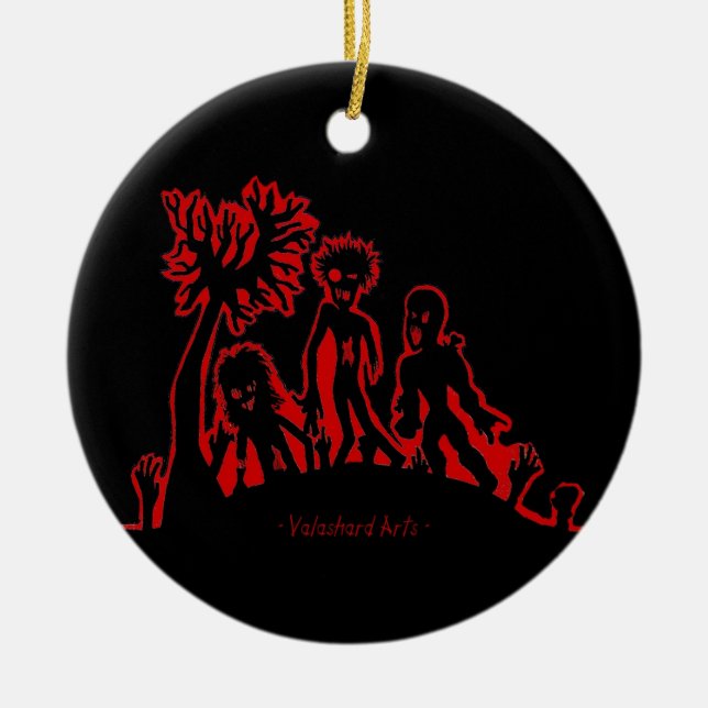 Ornement en hausse de zombis (Devant)